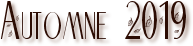 Automne 2019